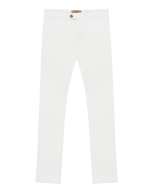 Bele pamučne chino pantalone