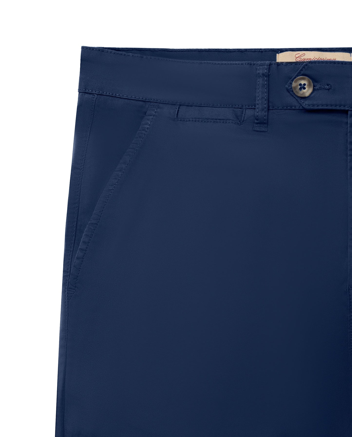 Plave pamučne chino pantalone