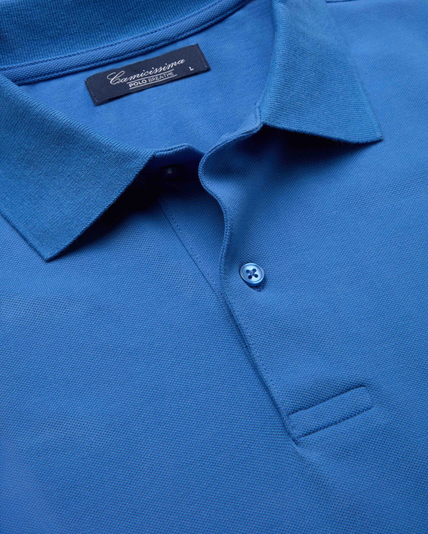 Breathe polo majica denim – bez tragova znoja