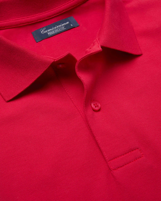 Breathe polo majica crvena  – bez tragova znoja