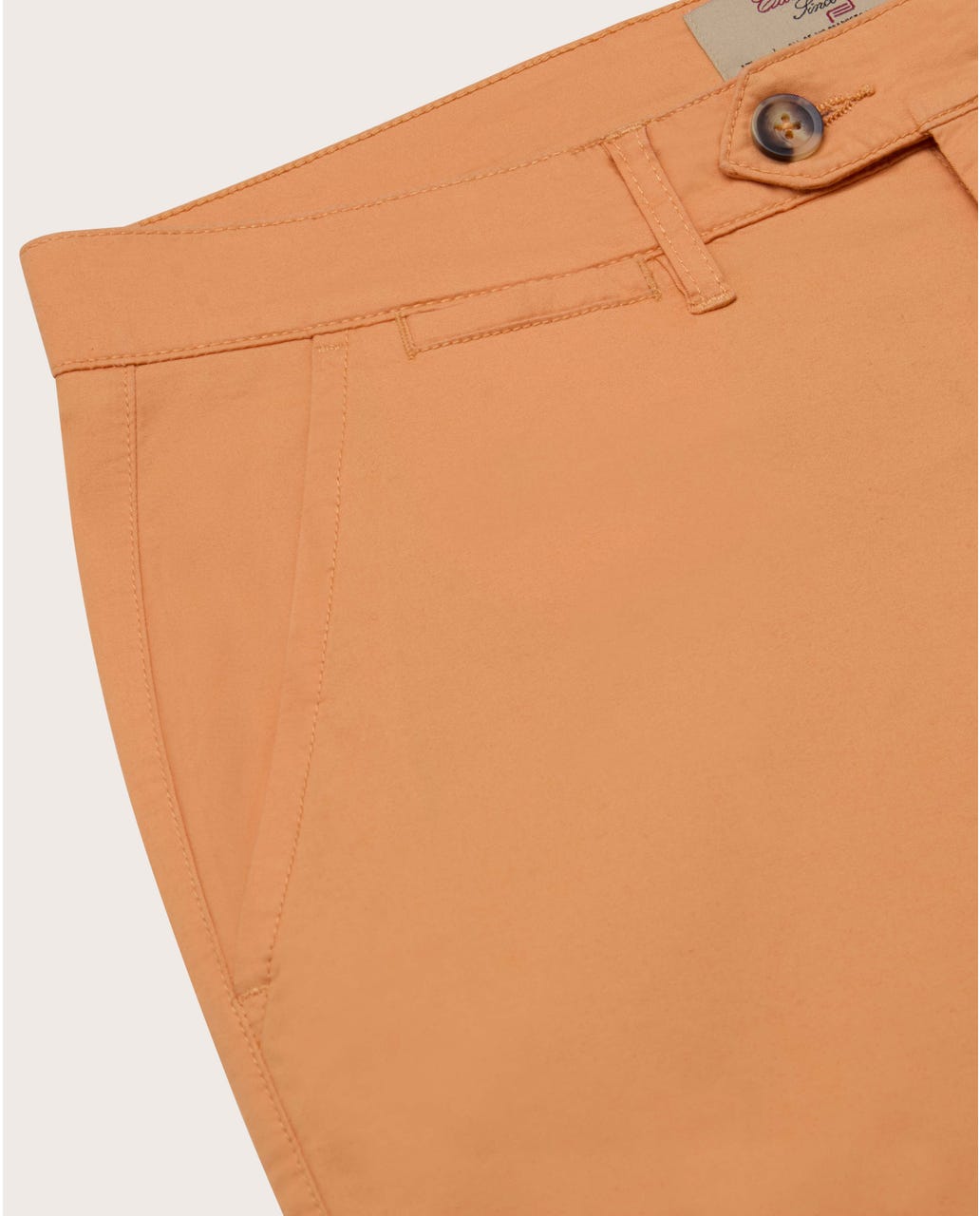 Chino pantalone od pamučnog kepera – boja breskve