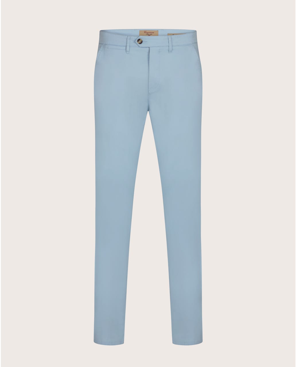 Chino pantalone Fukoka od pamučnog kepera, svetloplave