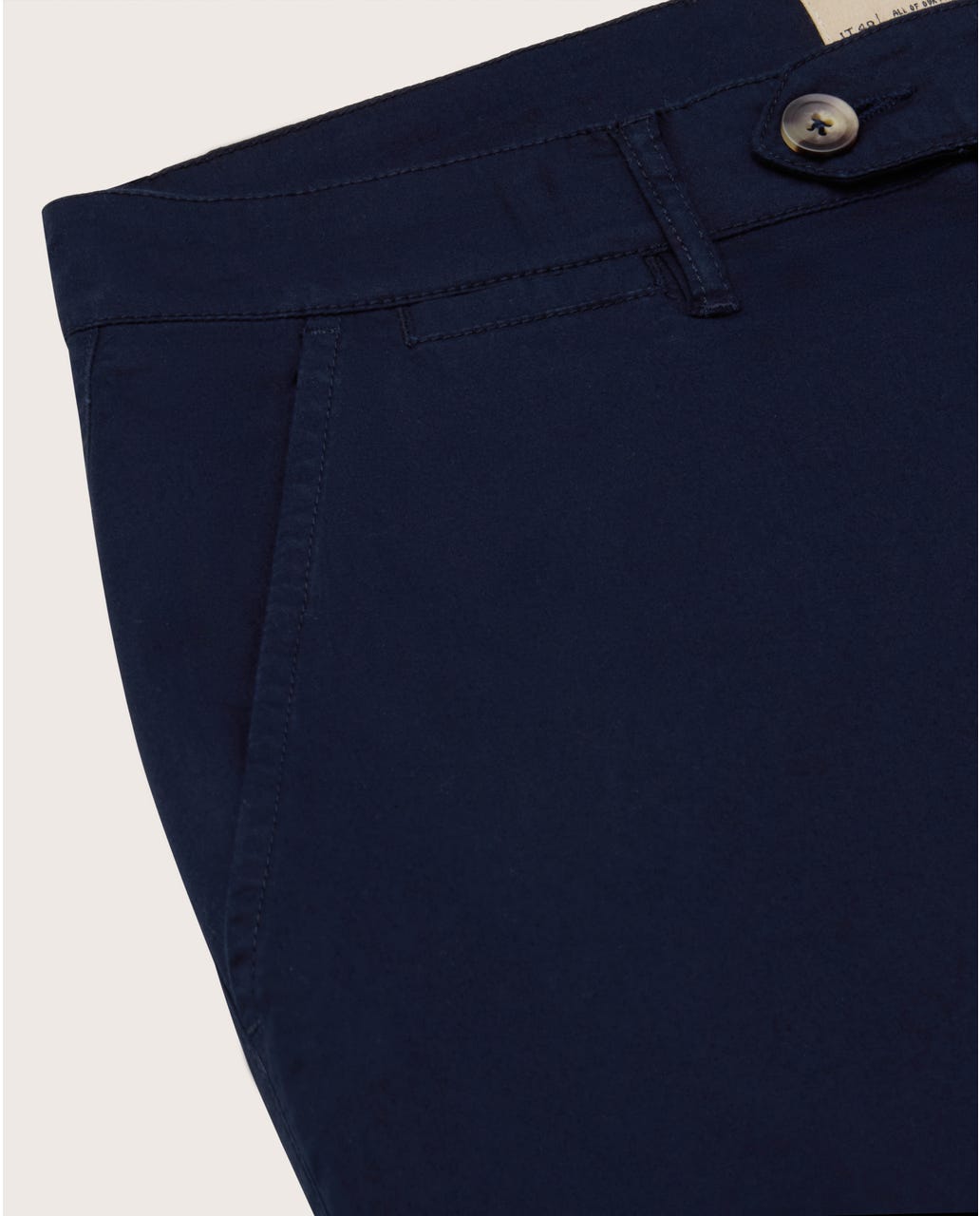 Chino pantalone Kanazawa od pamučnog kepera, teget