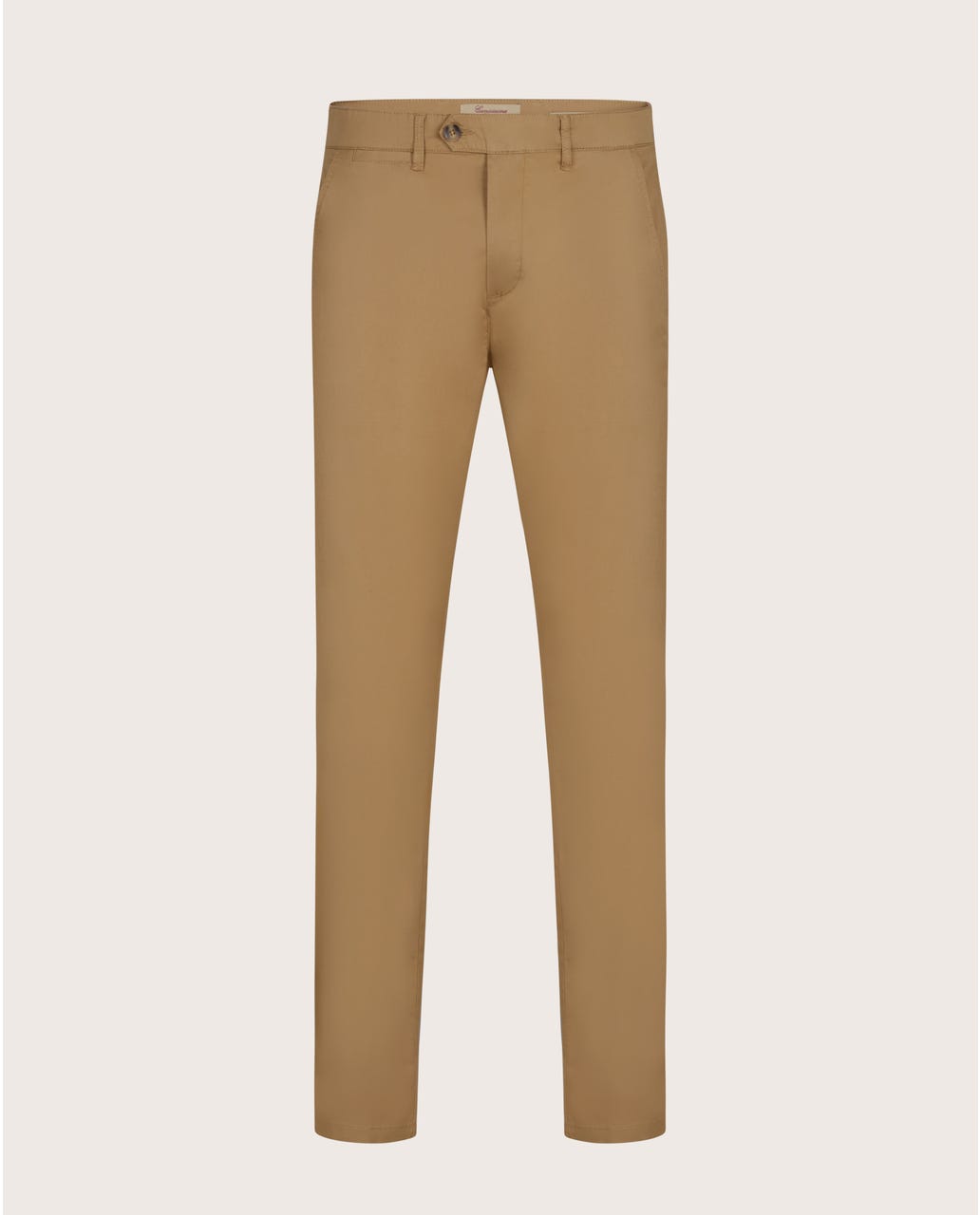 Chino pantalone Kobe od pamučnog kepera, bež