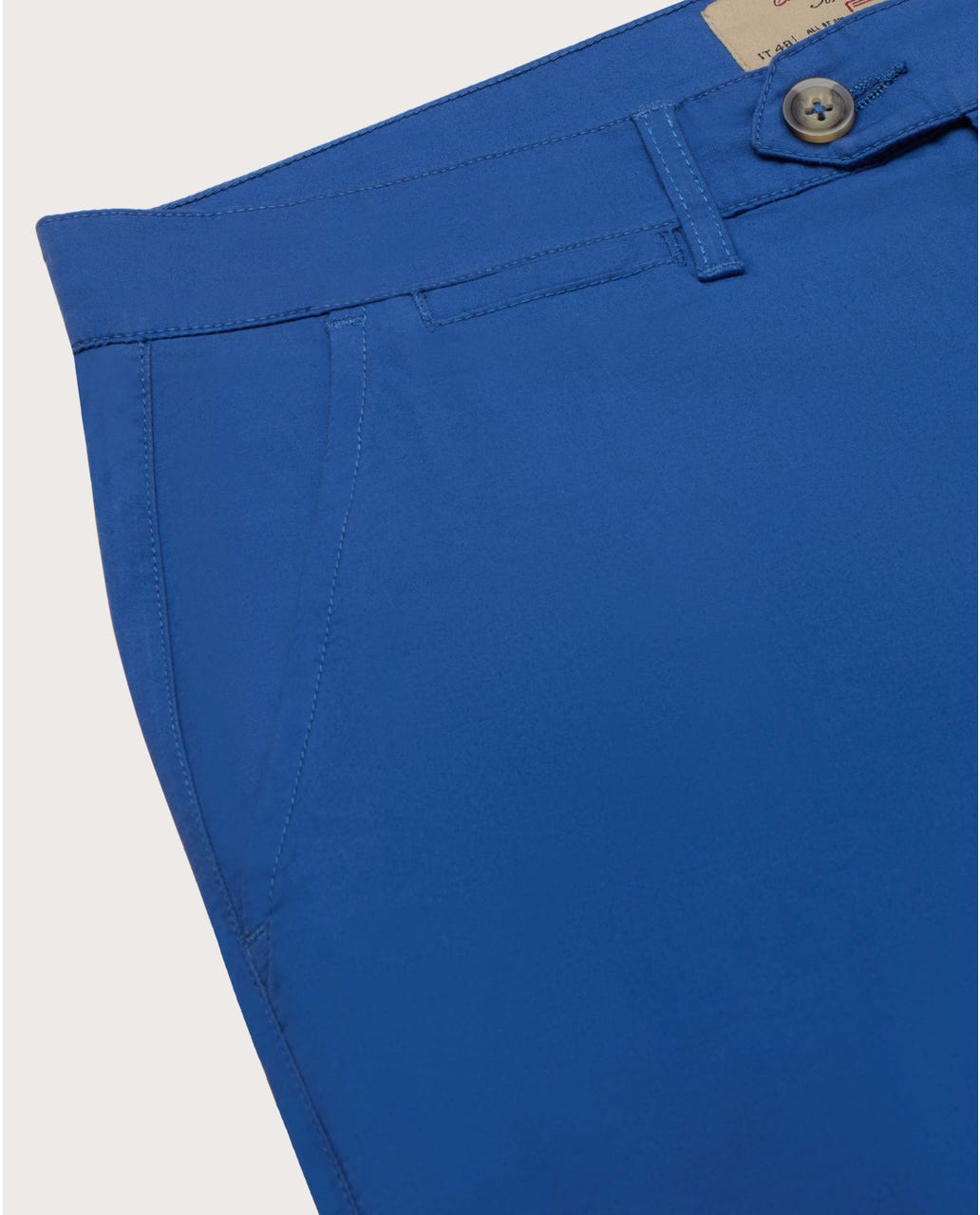 Chino pantalone Nagoya od pamučnog kepera, azurno plava