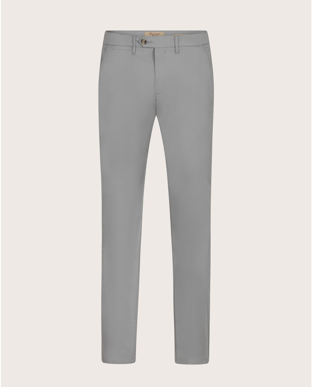Chino pantalone Okayama od pamučnog kepera, siva