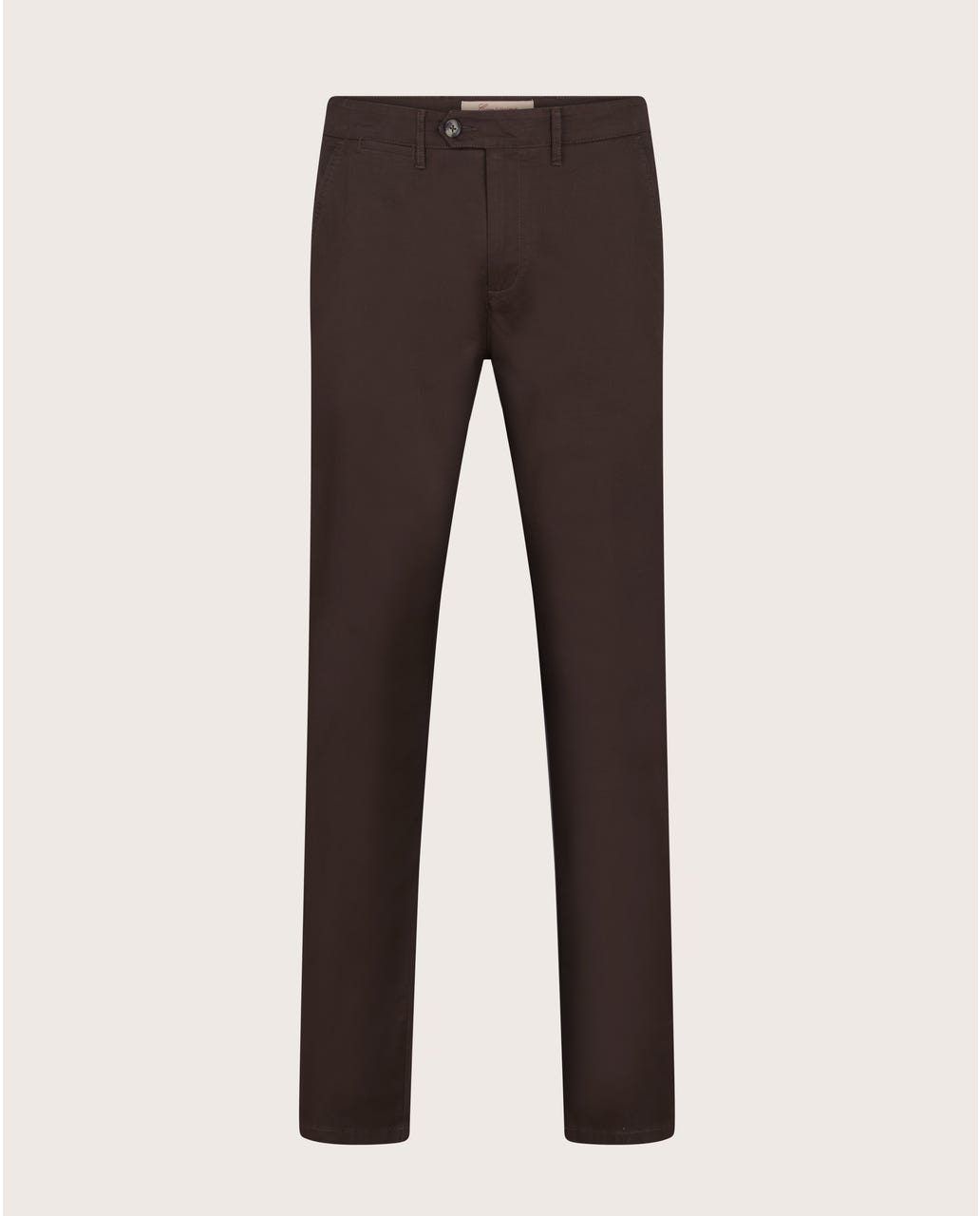 Chino pantalone Sakai od pamučnog kepera, braon