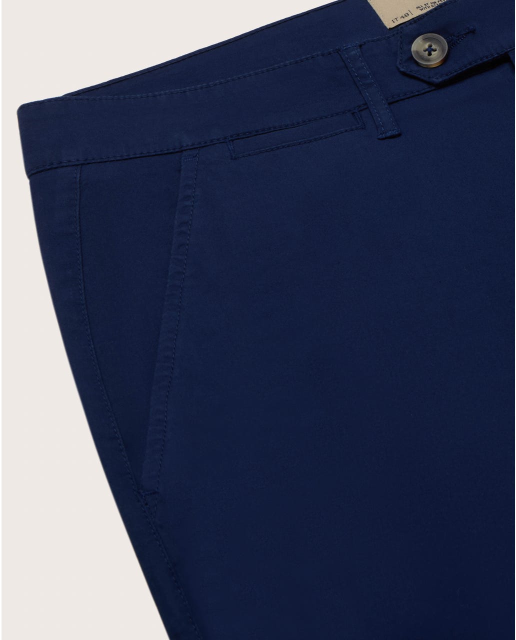 Chino pantalone Sendai od pamučnog kepera, plava