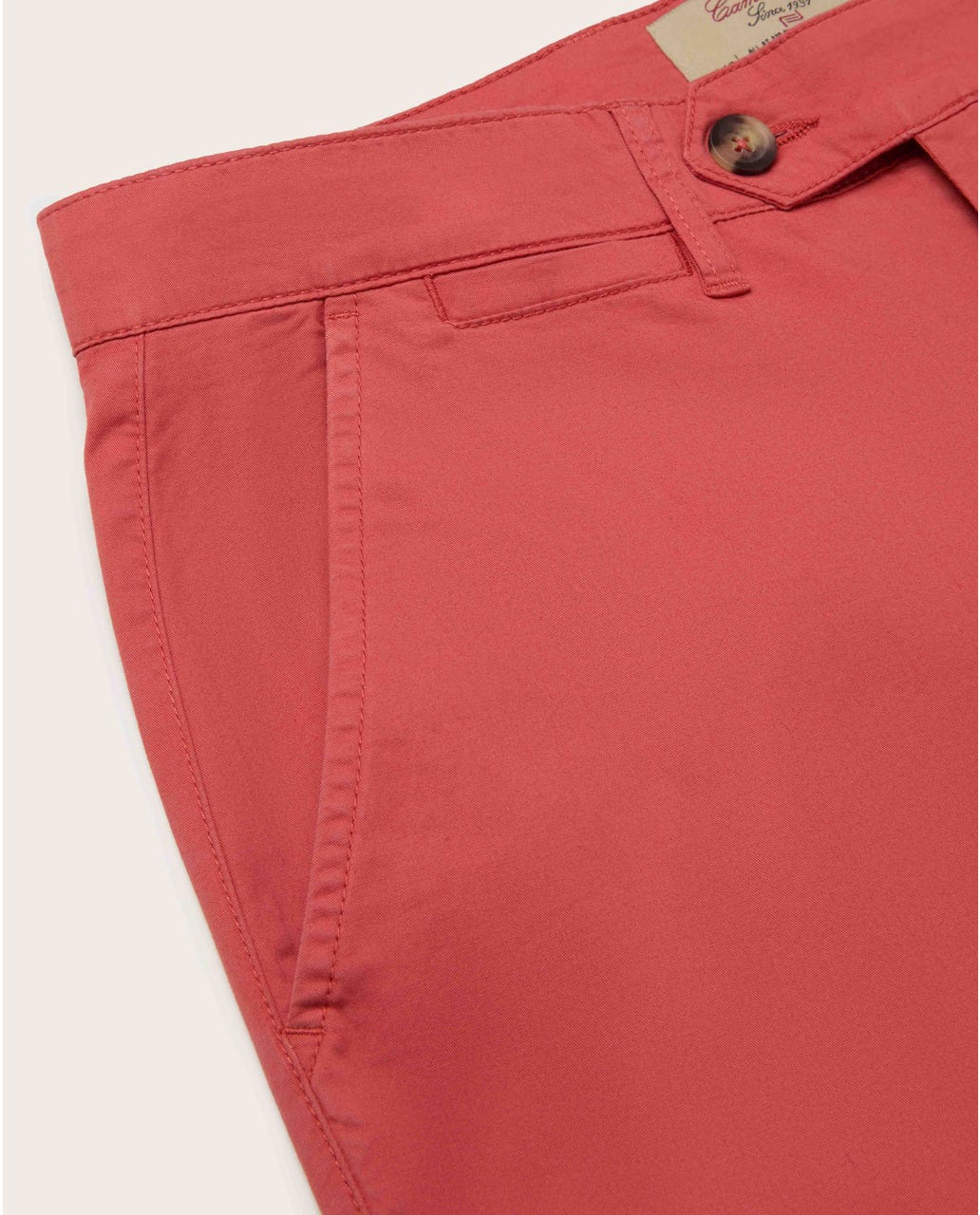 Chino pantalone Tokyo od pamučnog kepera, crvena