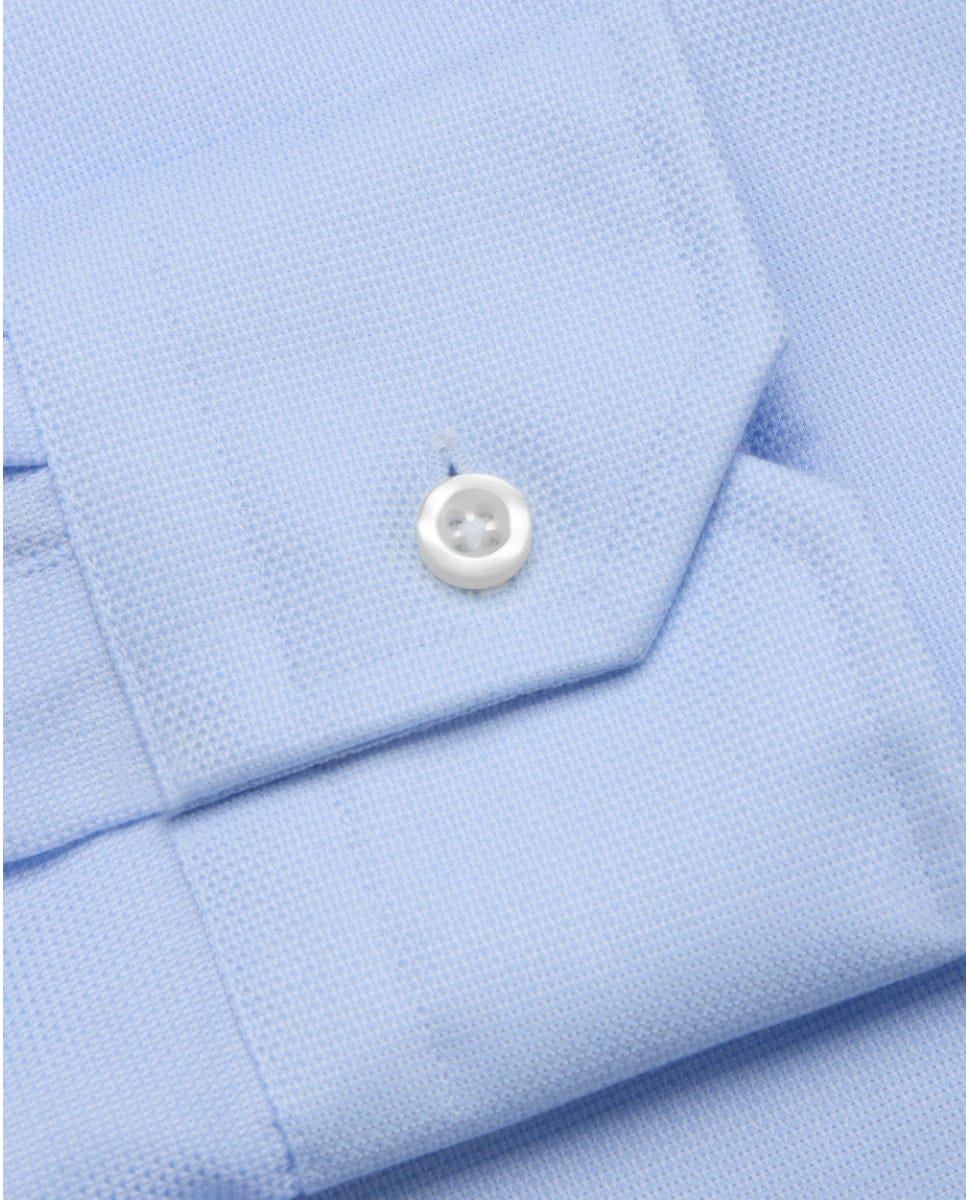 NON IRON plava muška košulja, ekstra uski kroj