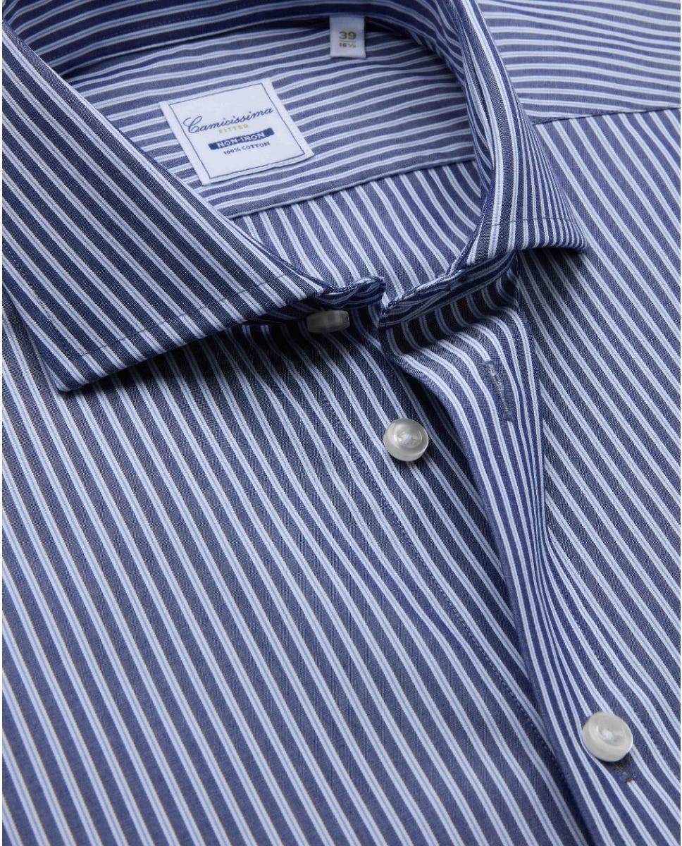 NON IRON prugasta muška košulja