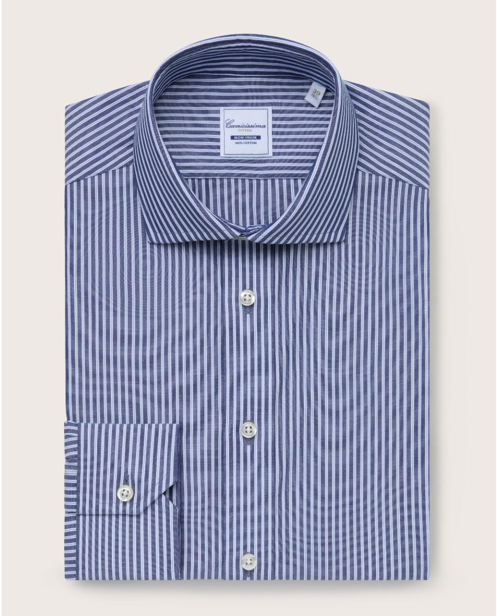 NON IRON prugasta muška košulja