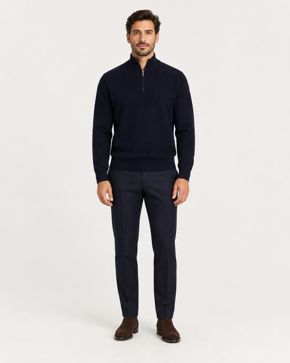 Half Zip teget muški džemper