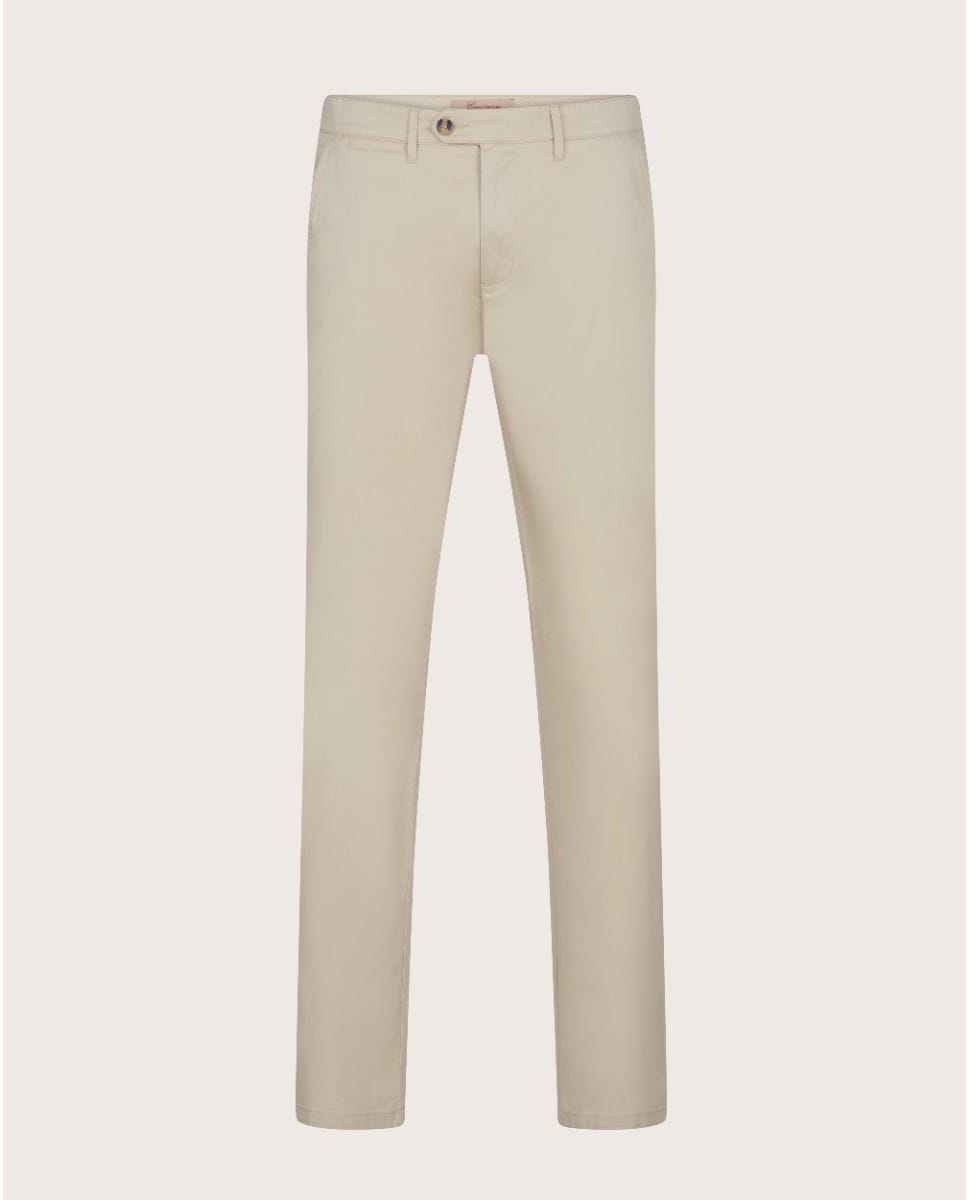 Chino pantalone Kyoto od pamučnog kepera, bež